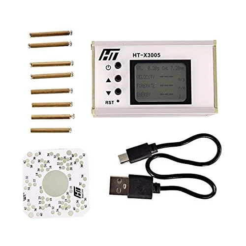 Bntaomle HT-X3005 Speedometer Ball Energy Measurement Chronograph Speed Tester with Backlight LCD