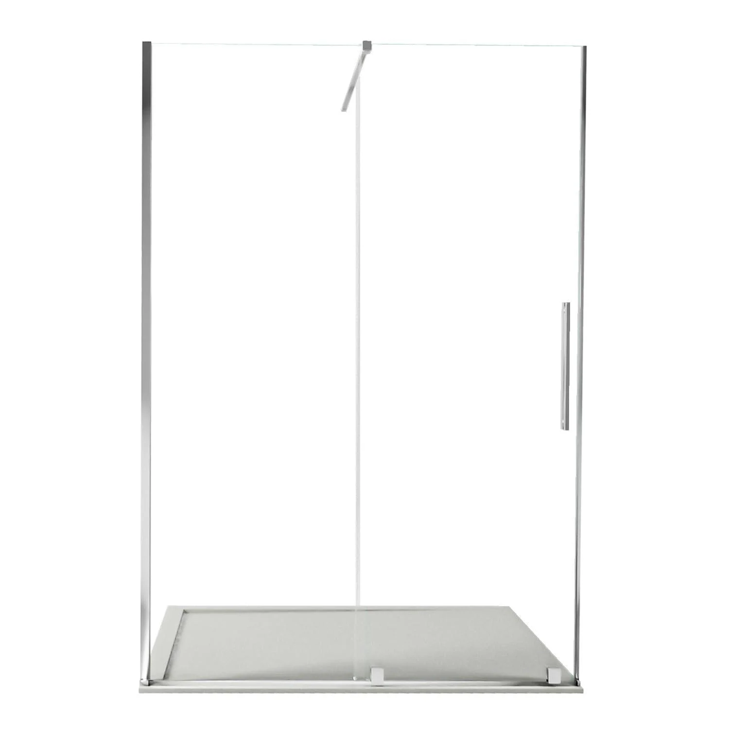 Sliding shower door 8mm H200 without BRENTA profiles - 120