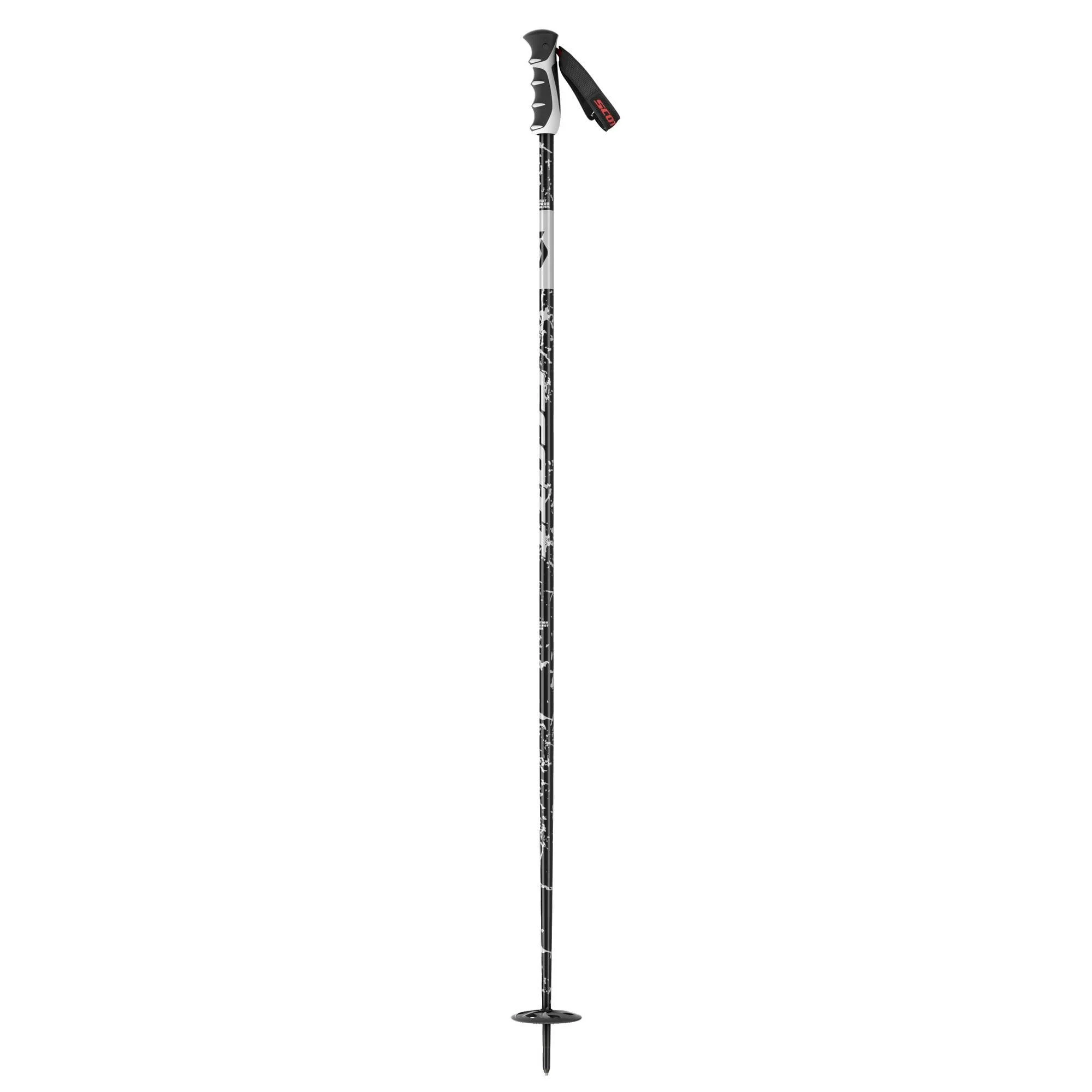 SCOTT Team Issue SRS Ski Poles (Black, 130) 2022/23