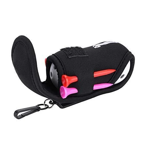 Golf Ball Waist Bag, Portable Golf Ball Storage Bag Holder Golfer Mini Waist Pouch Pack with Tees Balls with Hollow Balls - Dioche