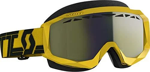 Scott USA Hustle X Snowcross Goggles OSFM Yellow/Black
