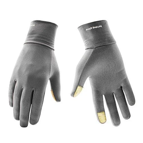 Flexible Touch Screen Gloves L-palm width 9cm and hand circumference 23cm grey