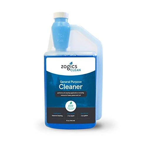 Zogics General Purpose Cleaner 32 oz Bottle Makes up to 16 Gallons - Meets ECOLOGO Standards