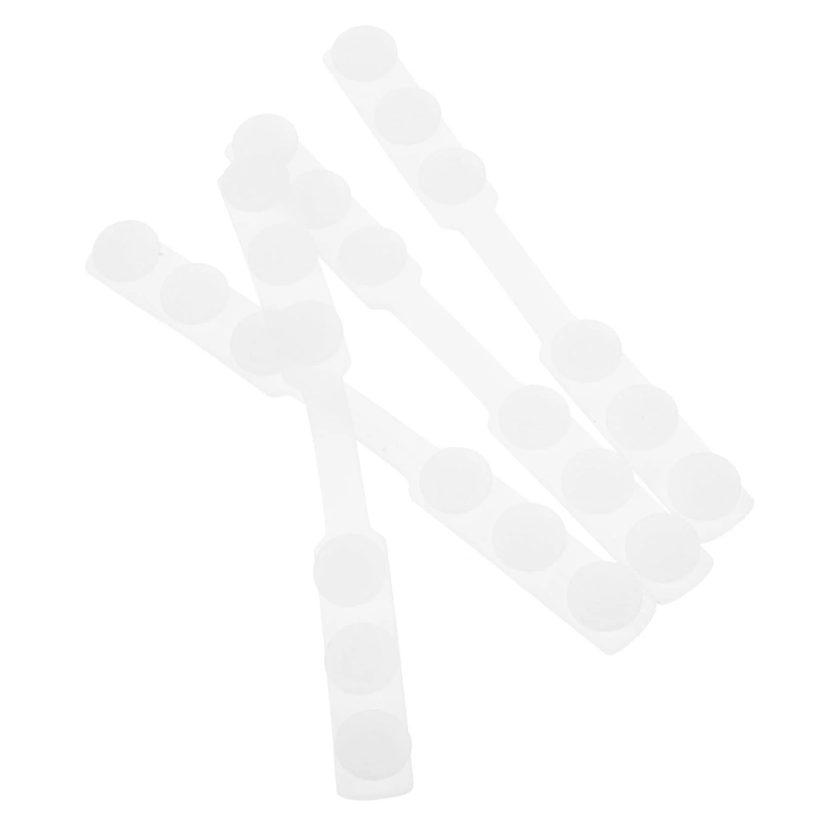 CLISPEED Storage Hook 10 Pcs Mask Hook Earrings Protective Rope Silica Gel White Extension Face