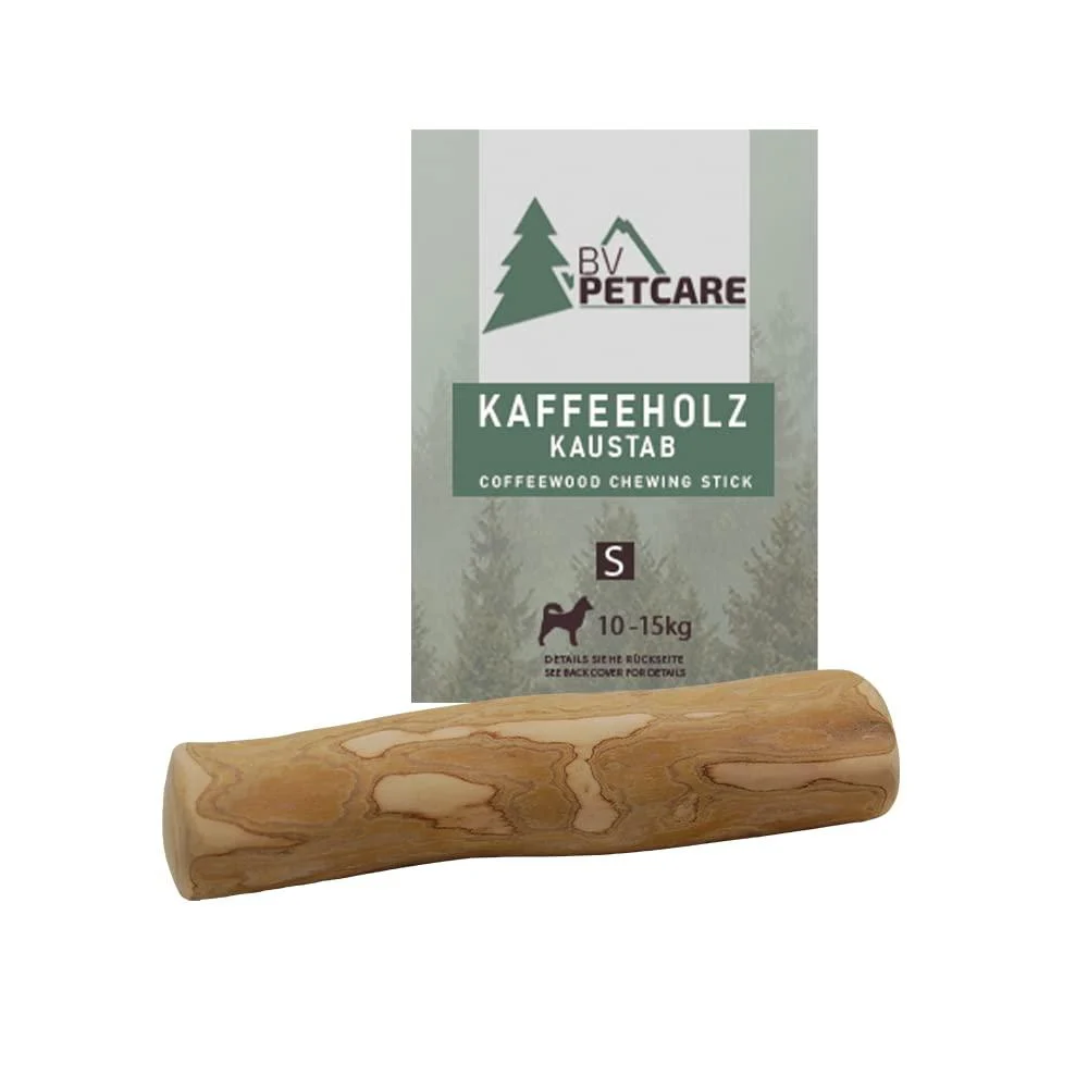 BV Petcare |Coffee wood Caustab chewing bones made of coffee wood natural dog toy for dogs - 3 Set (S - 3 Set) S - 3 Set for dogs up to 15 kg