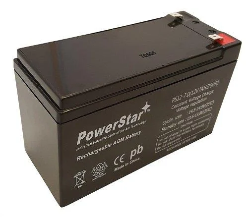 PowerStar 12V 7Ah UPS Battery Replacement for Compatible with APC Back-UPS ES BE550G