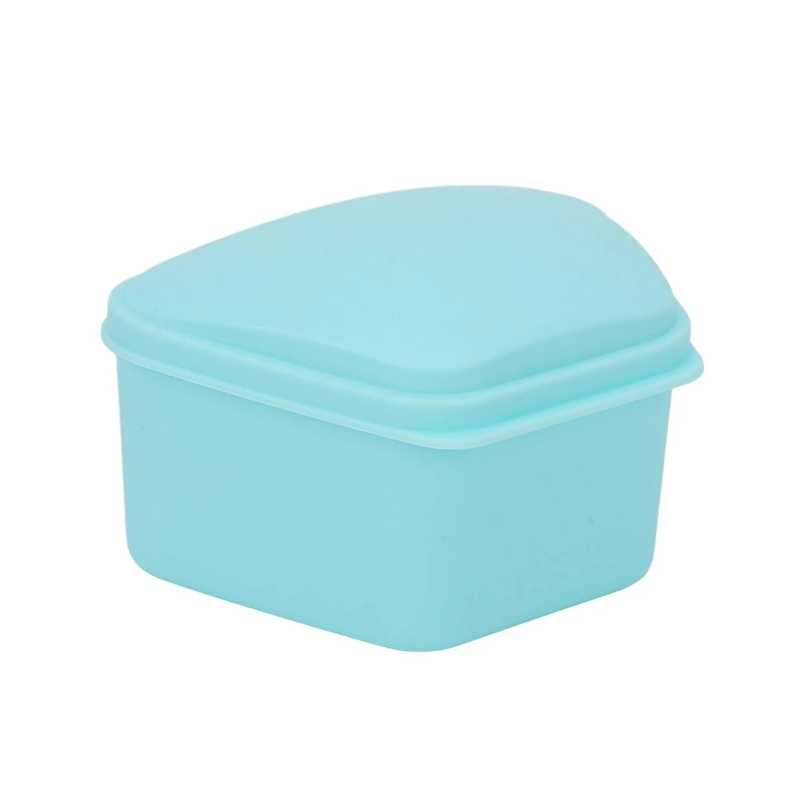 Raguso Face Mask Case Trapezoidal Portable Face Mask Container Keep Clean Waterproof for Home(Blue)