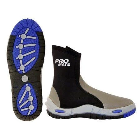 Promate 5mm Dreadnought Hard Sole Scuba Dive Zipper Boots 13