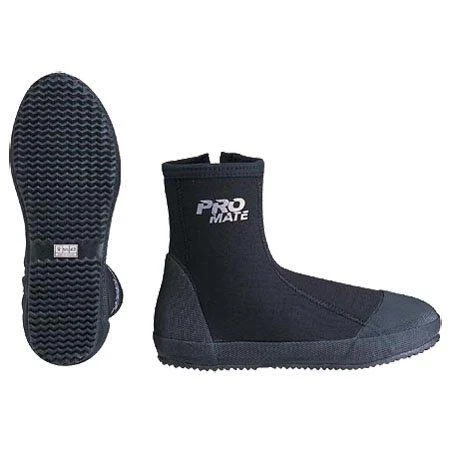Promate Pacifica 5mm High-Cut Dive Snorkel Zipper Boots 10-10.5 Women/9-9.5 Men