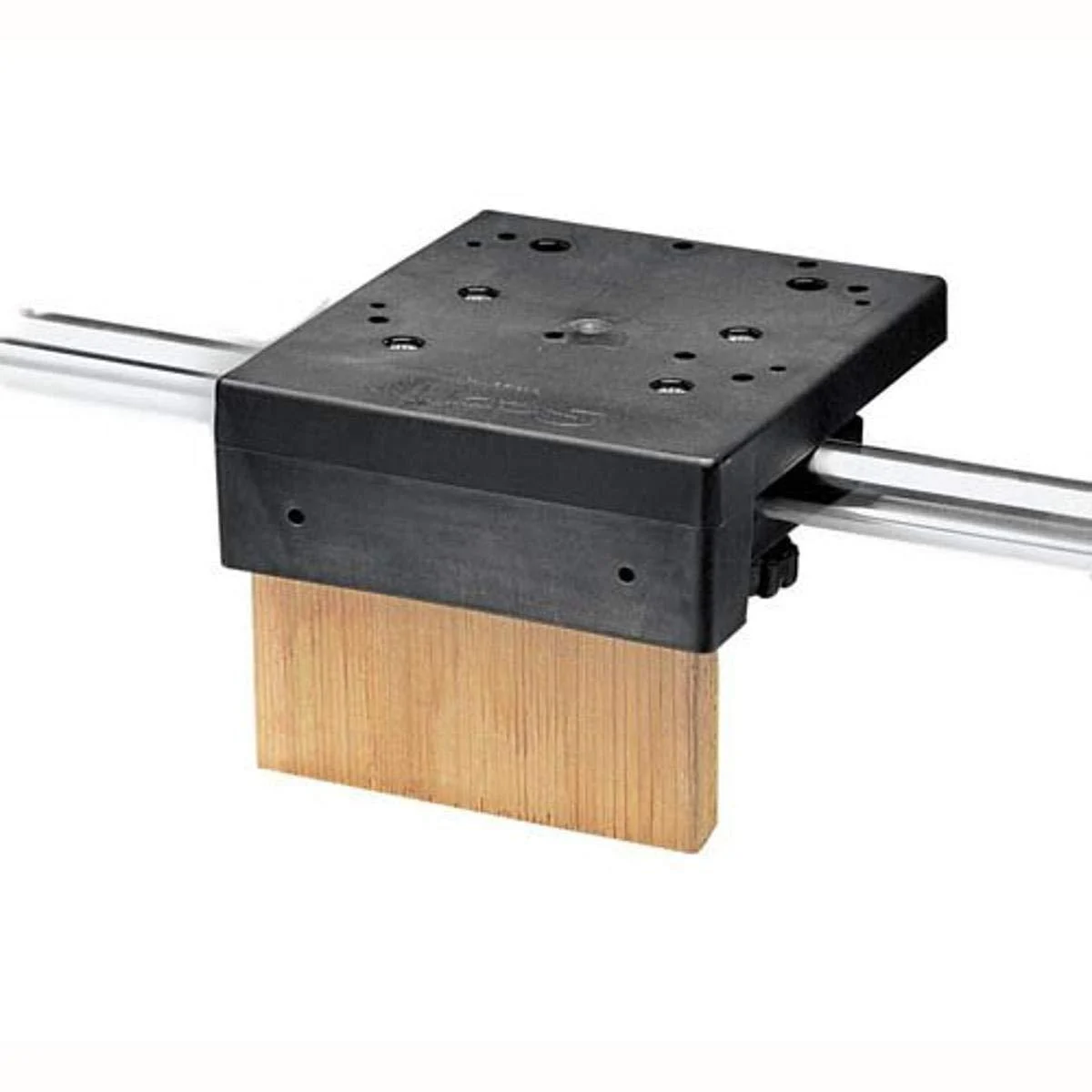 Scotty #1027 Rail Mount for all Scotty Downrigger Models Black Small
