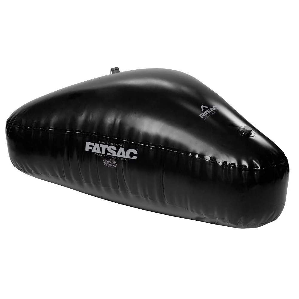 Fat Sac Open Bow Triangle Ballast Sac - 1000lbs - Black
