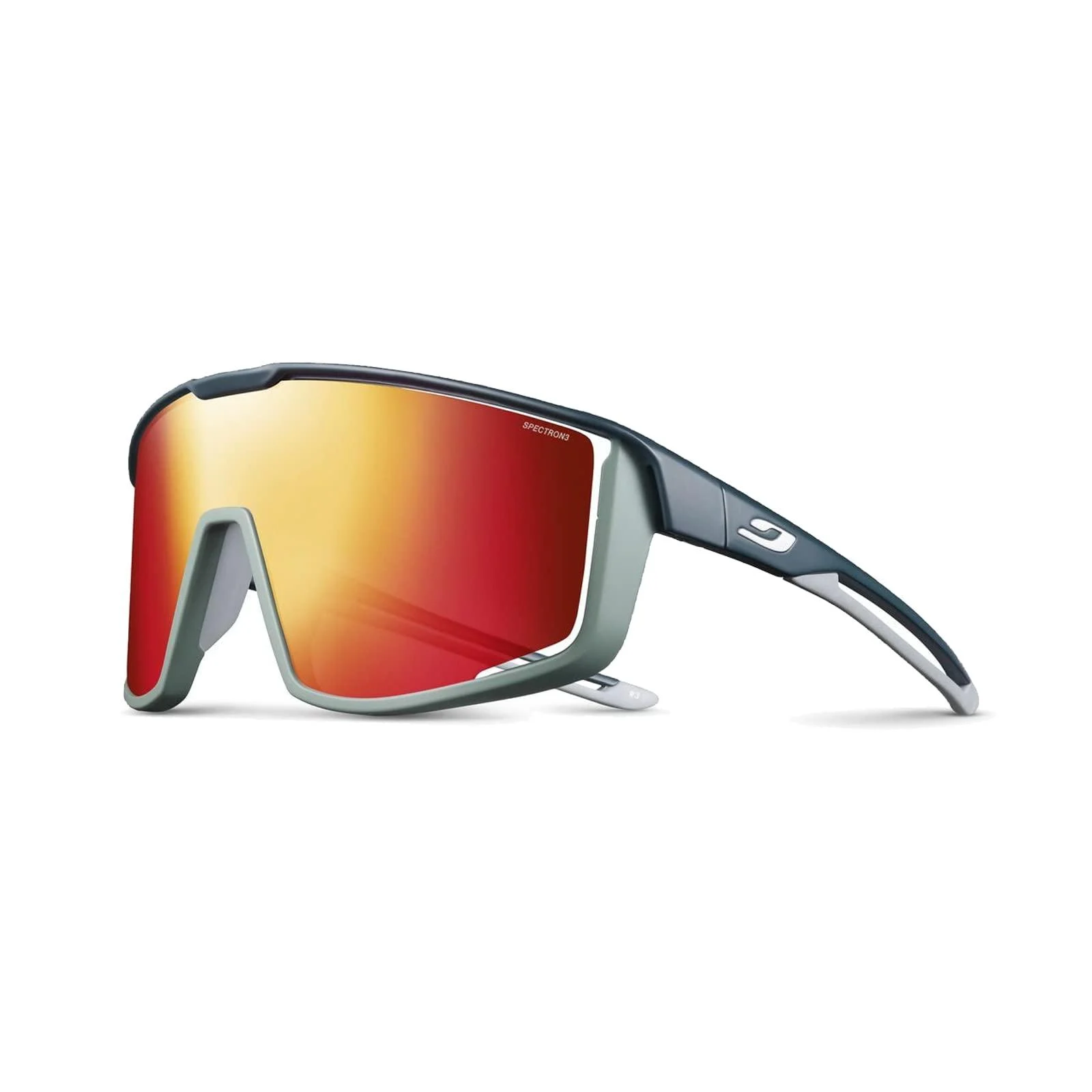 Julbo Unisex Fury Sunglasses One Size Dark Blue / Green