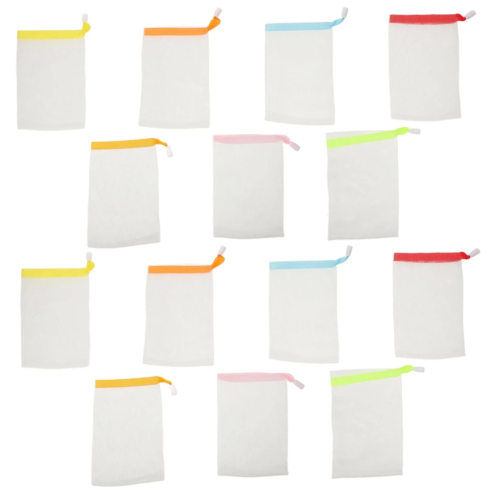 HAPINARY 20pcs Foaming Net Foaming Net Soap Pouch Bubble Bag Travel Soap Bag Soap Cleaning Pouch Nylon