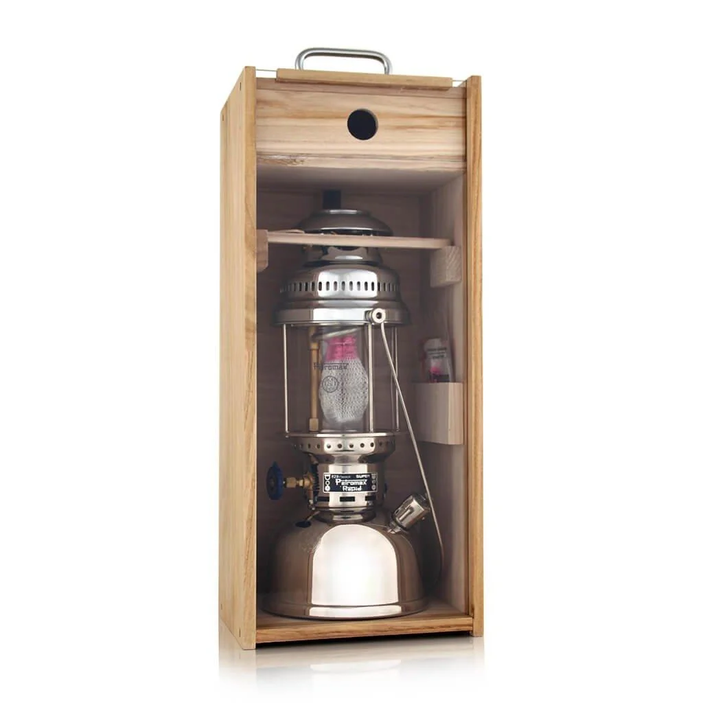 Petromax wooden box with plexiglass pane for 500 and 350 HK 1429720