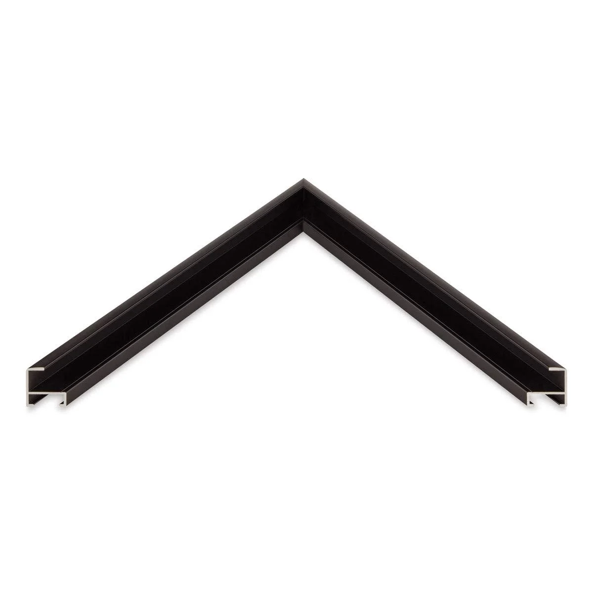 Nielsen Bainbridge Undici Profile 11 Do-It-Yourself Aluminum Metal Frame Section Kit w/ 2 Moulding Pieces Plus Hardware for Artwork, Photos and Posters, 17 Inch, Matte Black