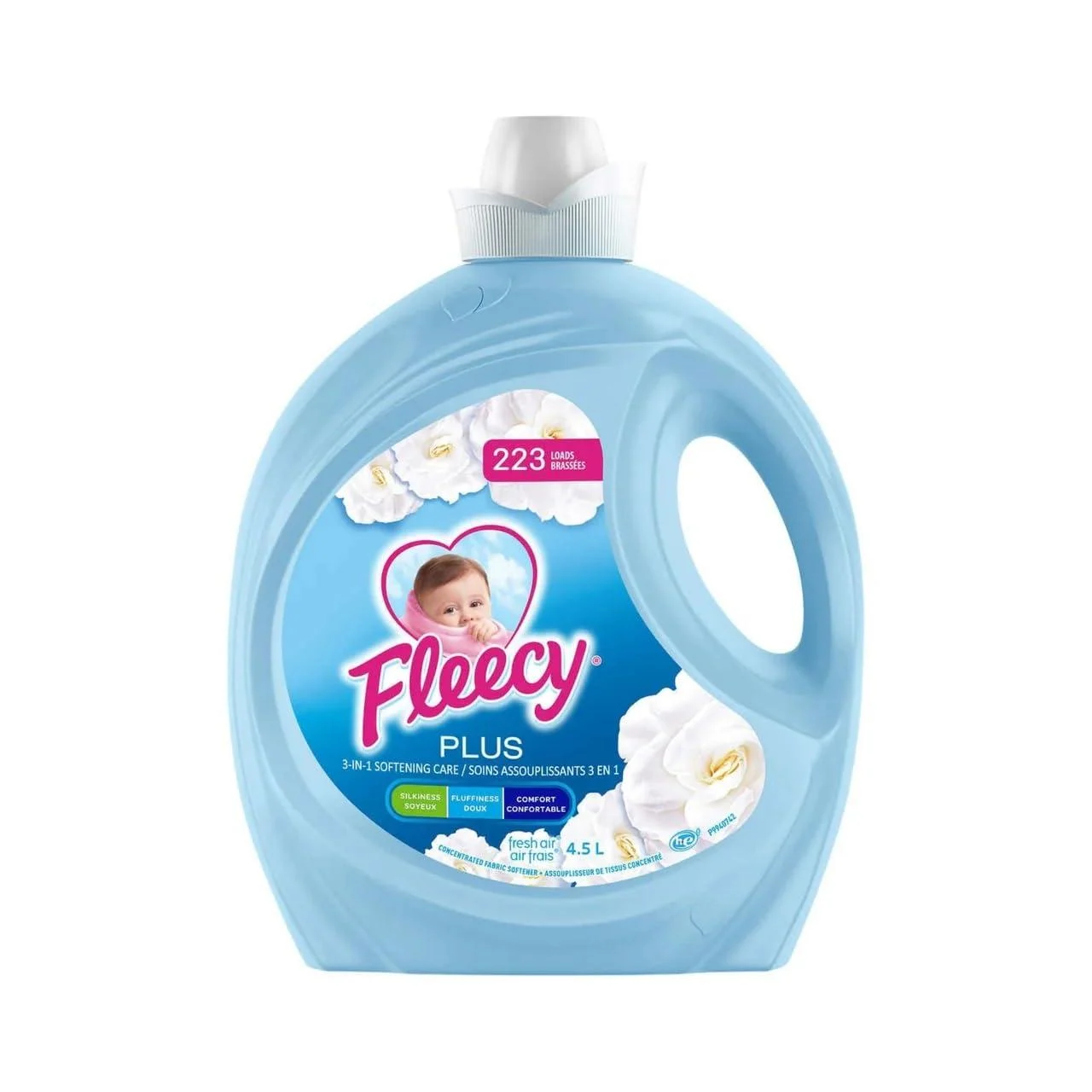FLEECY FABRIC SOFTENER 223 WASHLOADS BLUE