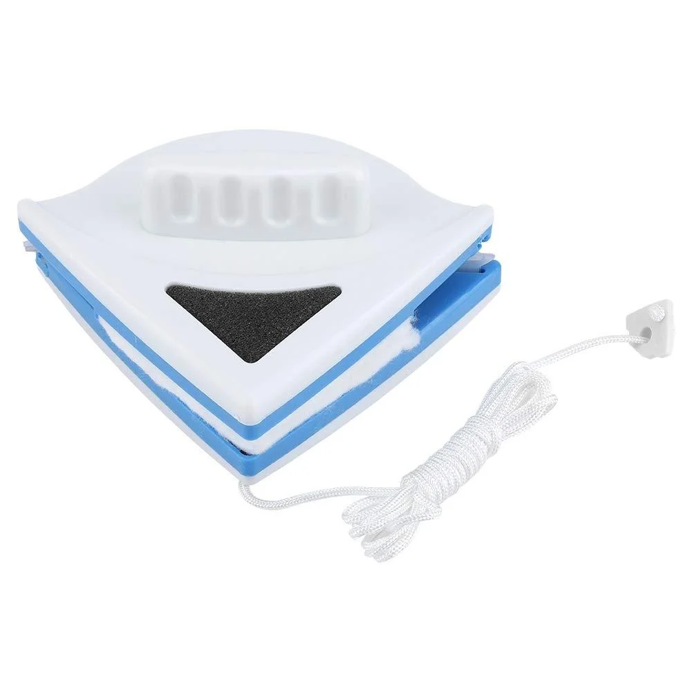 Window Cleaner Glass Cleaner Tool Triangle Shape Double Side Magnetic Window Cleaner Glass Wiper Cleaning Brush 3-8mm
