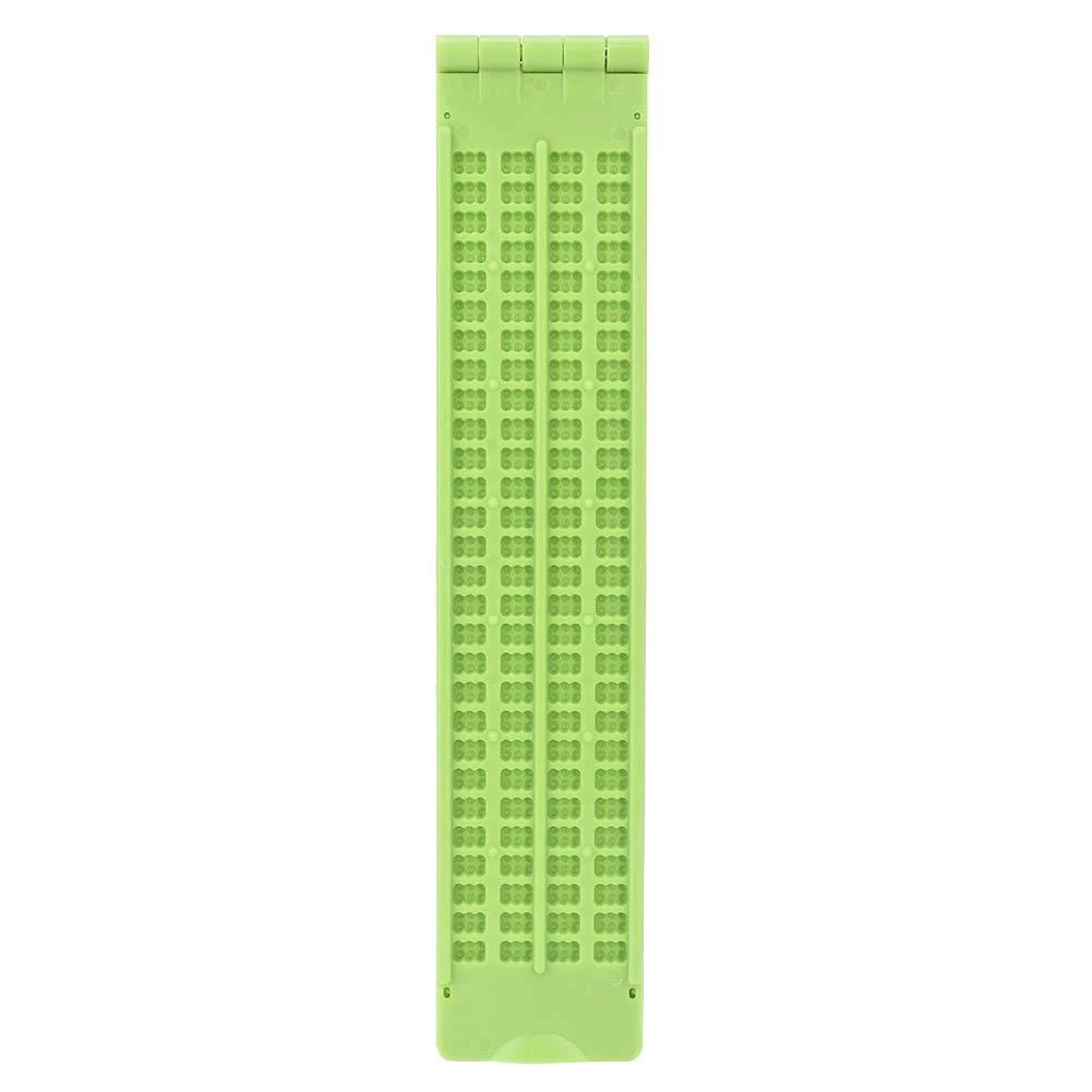 Portable Braille Slate Kit Plastic 4 Lines 28 Cells Braille Writing Slate and Stylus Braille Learning Tool Accessories - Tbest