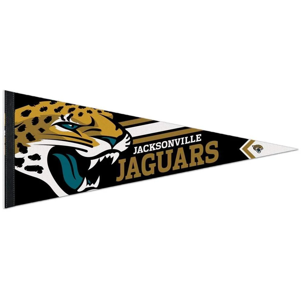 NFL 14512115 Jacksonville Jaguars Premium Pennant 30.5 x 76.2 cm - Wincraft