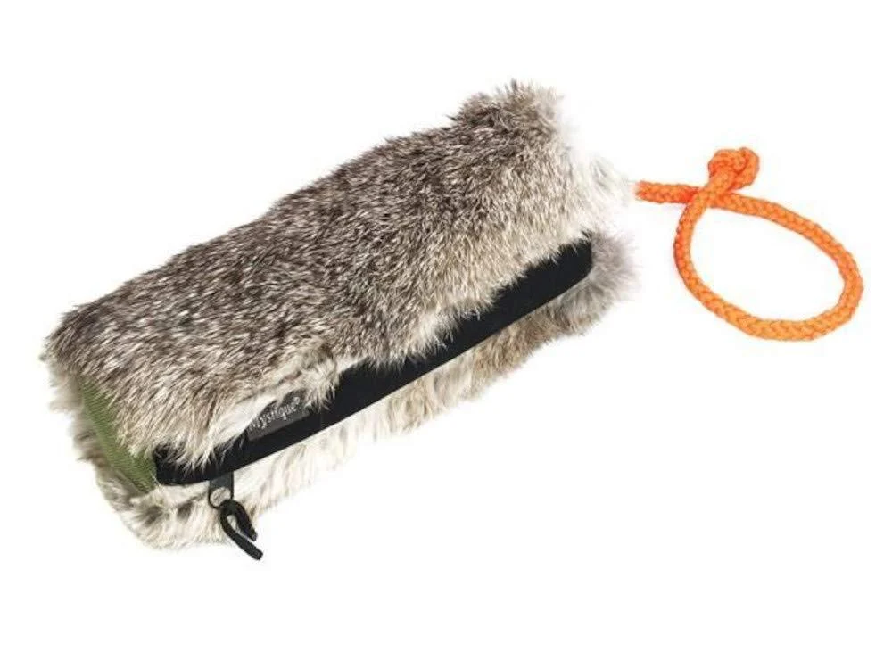 Mystique Snack Dummy Small with rabbit fur small multi-coloured