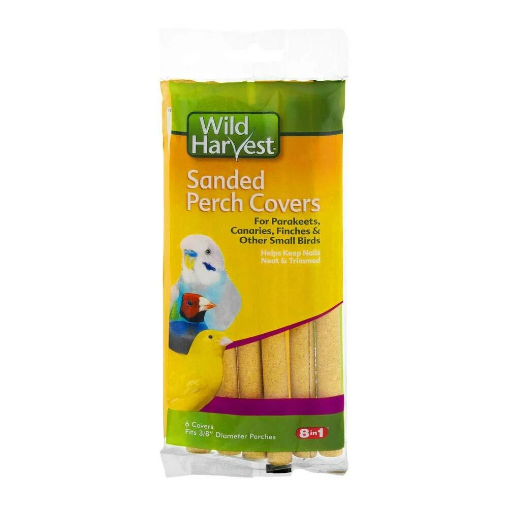 Wild Harvest SANDED PERCH COVERS for PARAKEETS CANARIES FINCHES & SMALL BIRDS - IM VERA