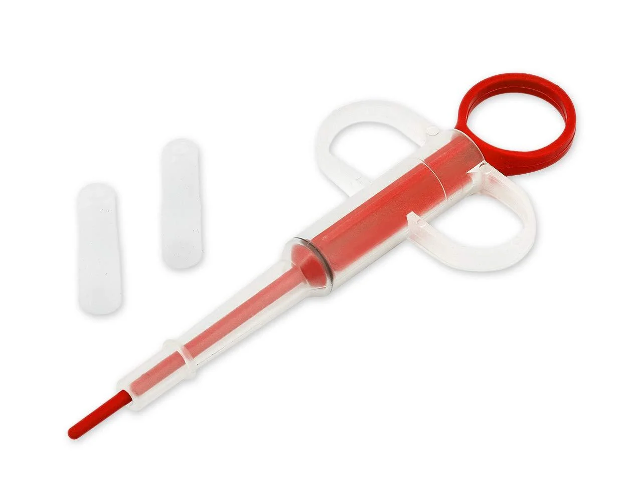 ds. distinctive style Plastic Pet Pill Tablet Feeder Durable Injector Syringes Medical Feeding Tool with Soft Tip for Cats Dogs (Red) - SCSpecial