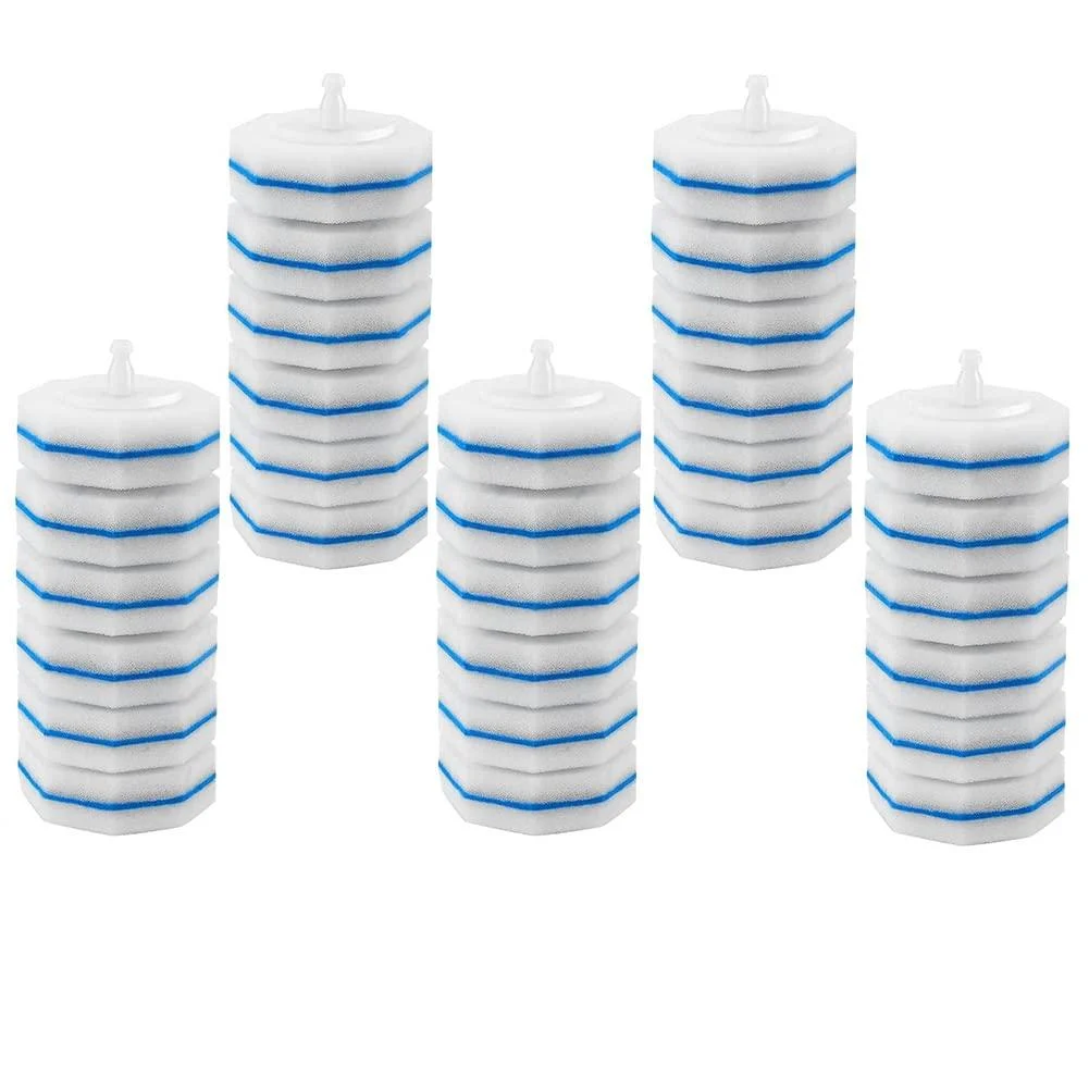 Graootoly Disposable Toilet Cleaning System Brush Flushable Refills Toilet Wand Refills 30Pcs