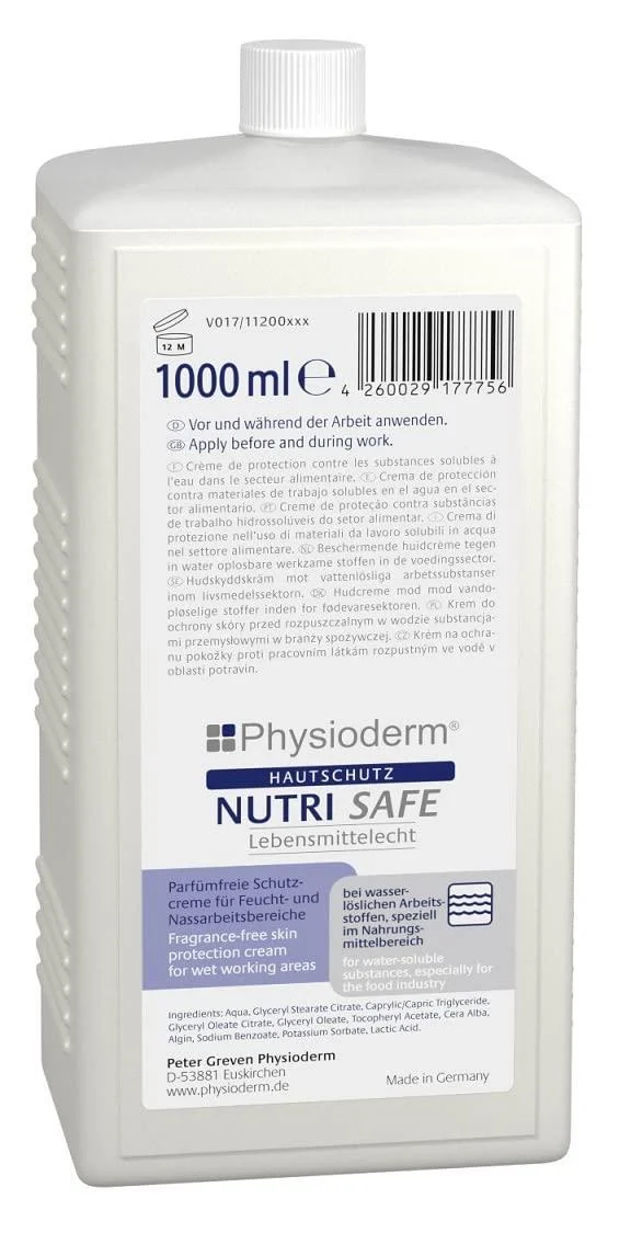 Nutri Safe 1000 ml of hard bottle - Physioderm