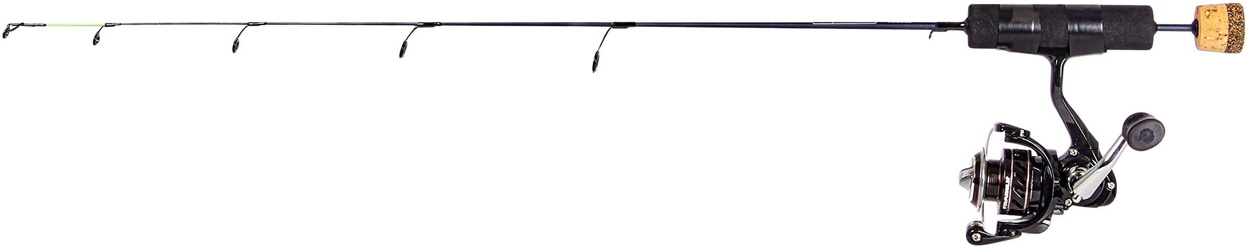Frabill Ice Hunter Sniper Spinning Combo 28"" Medium Light Action, Black