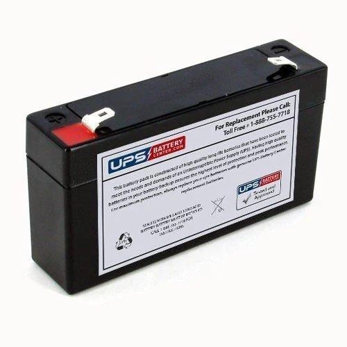 WP1.2-6 6 Volt 1.2 Ah SLA Replacement Battery with F1 Terminal