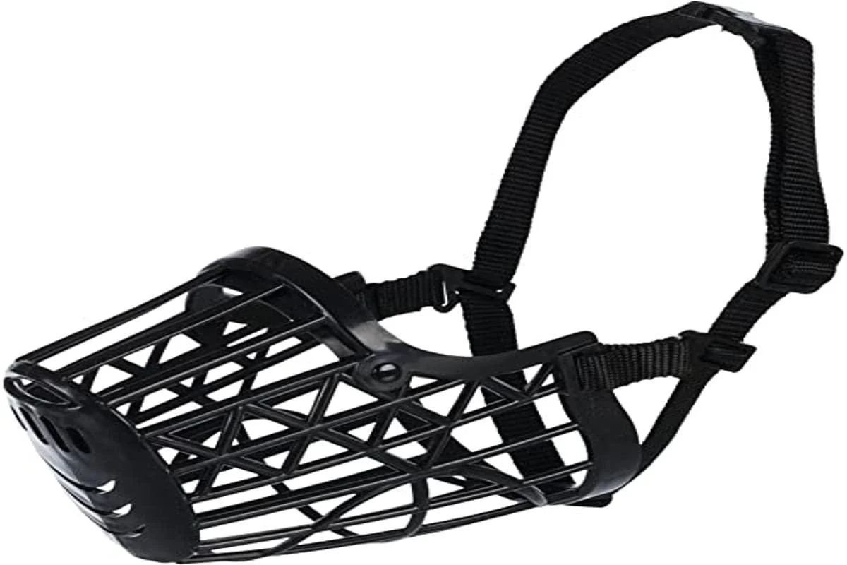 Trixie muzzle for dogs black l