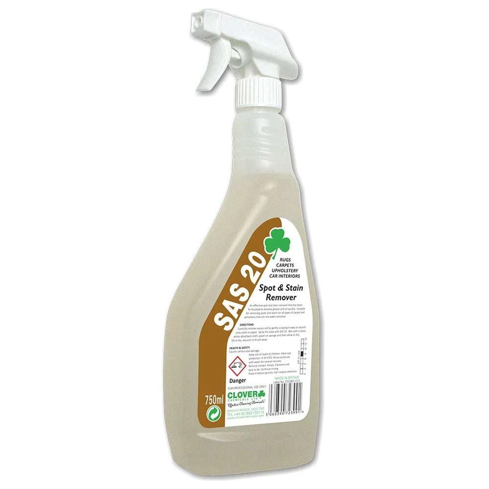 CLOVER SAS SPOT & STAIN REMOVER 750ML - Clover Chemicals