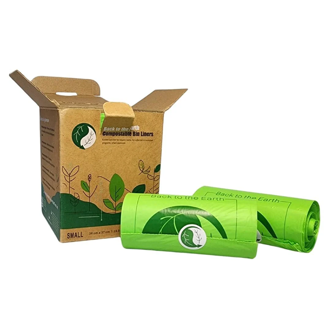 Back to the Earth Biodegradable Plant-Based Compost Bags 7.5 L 39 x 37 cm 100 count