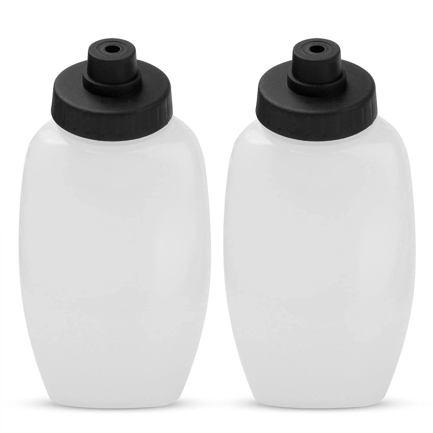 Fitletic |Replacement drinking bottle |2 Set |250ml |Small water bottle |Drinking bottle girdle |Drinking bottle replacement |Water bottle small |Simple Bottle black / 250 ml 250 ml