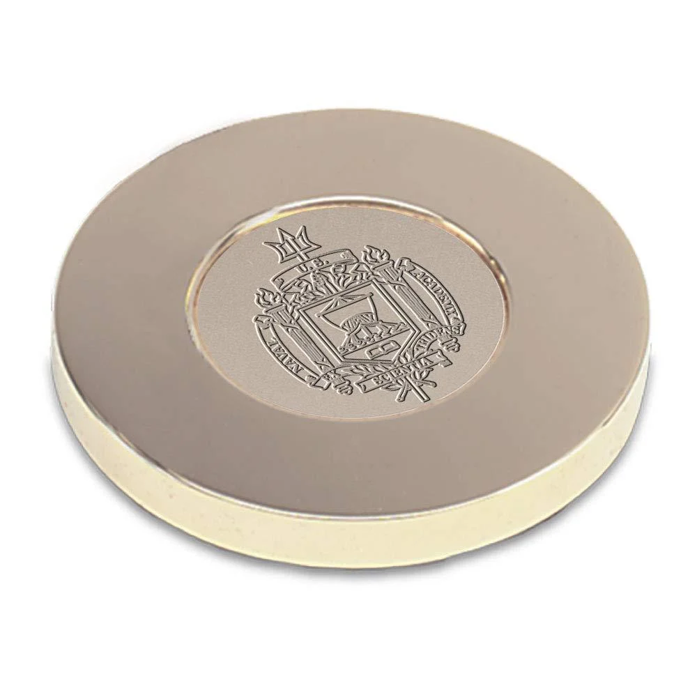 AdSpec NCAA Paperweight, Gold Navy Midshipmen Gold