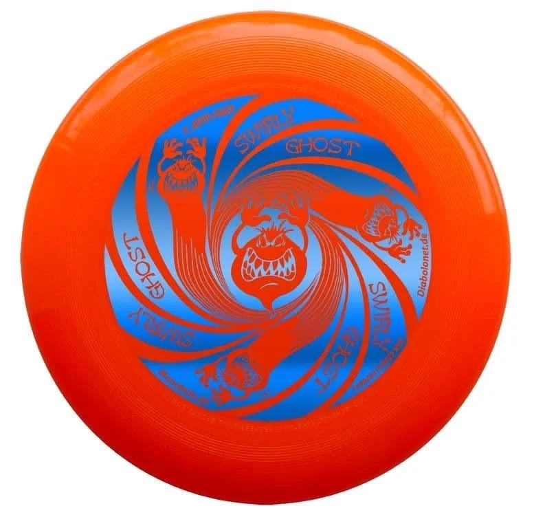 Discraft Ultrastar Orange Ultimate Frisbee Ultra Star - Swirly Ghost Blue 175g
