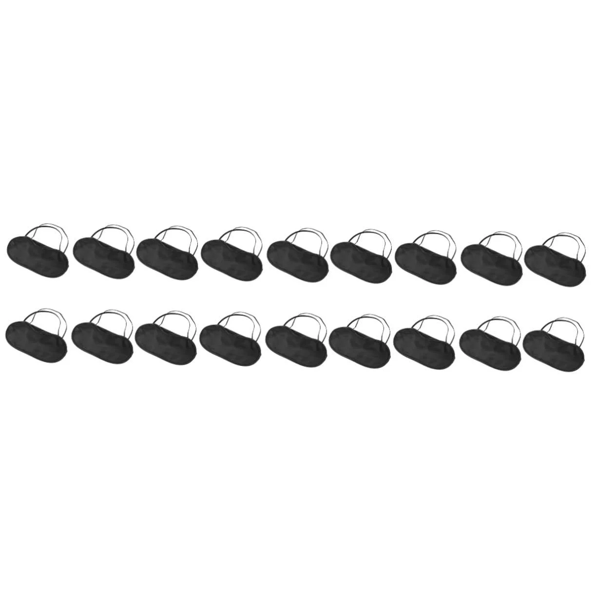 Beaupretty 18 Pcs Outdoor Camping Eye Mask Portable Travel Polyester Cloth Eye Shadow