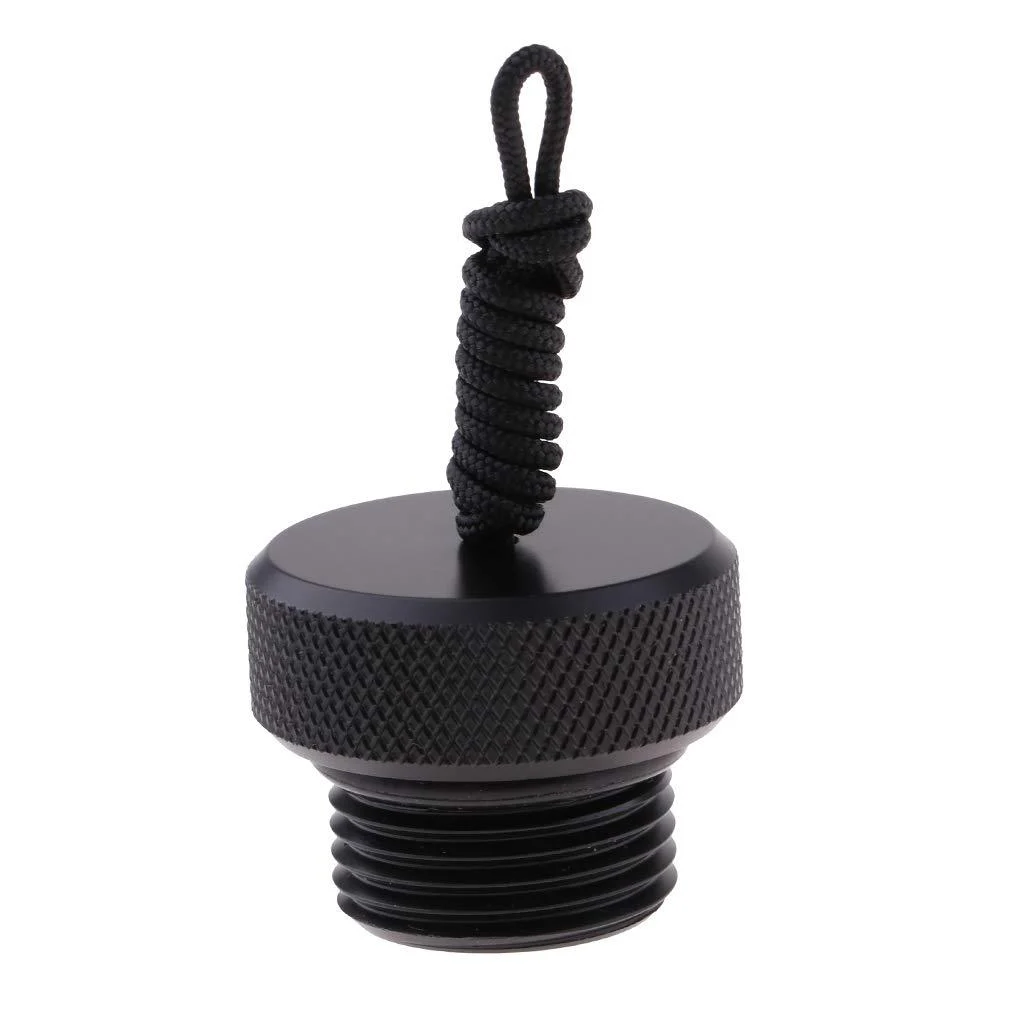 Esquirla Universal Scuba Diving Tank Valve Threaded Dust Plug Protective Cap Attached with Rope