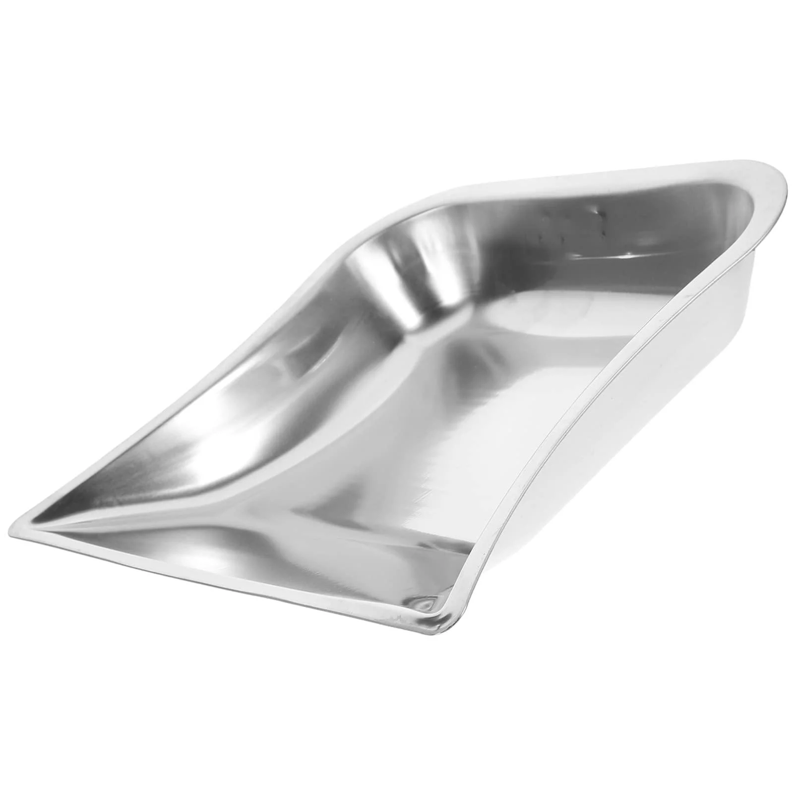 Stainless Steel Pan Dustpan Collector Pan for Home Kitchen dustpan Silver - HOJJYPE