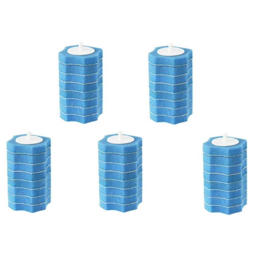 Kenntsh Disposable Toilet Cleaning System Disposable Toilet Flushable Refill Brush Flushable Refills - 40 Refills
