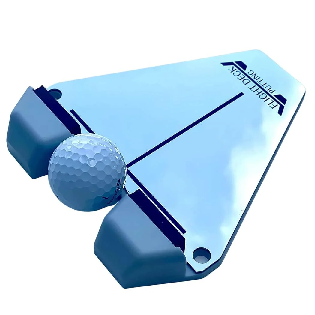 Flight Deck Putting-KIT - 3 in 1 Golf Putting Training Aid Includes: Tour Impact Trainer and Duo Mirror/Start Line Trainer, Impact, Putter Alignment, Eyeline Training, Outdoor Use ONLY, USA