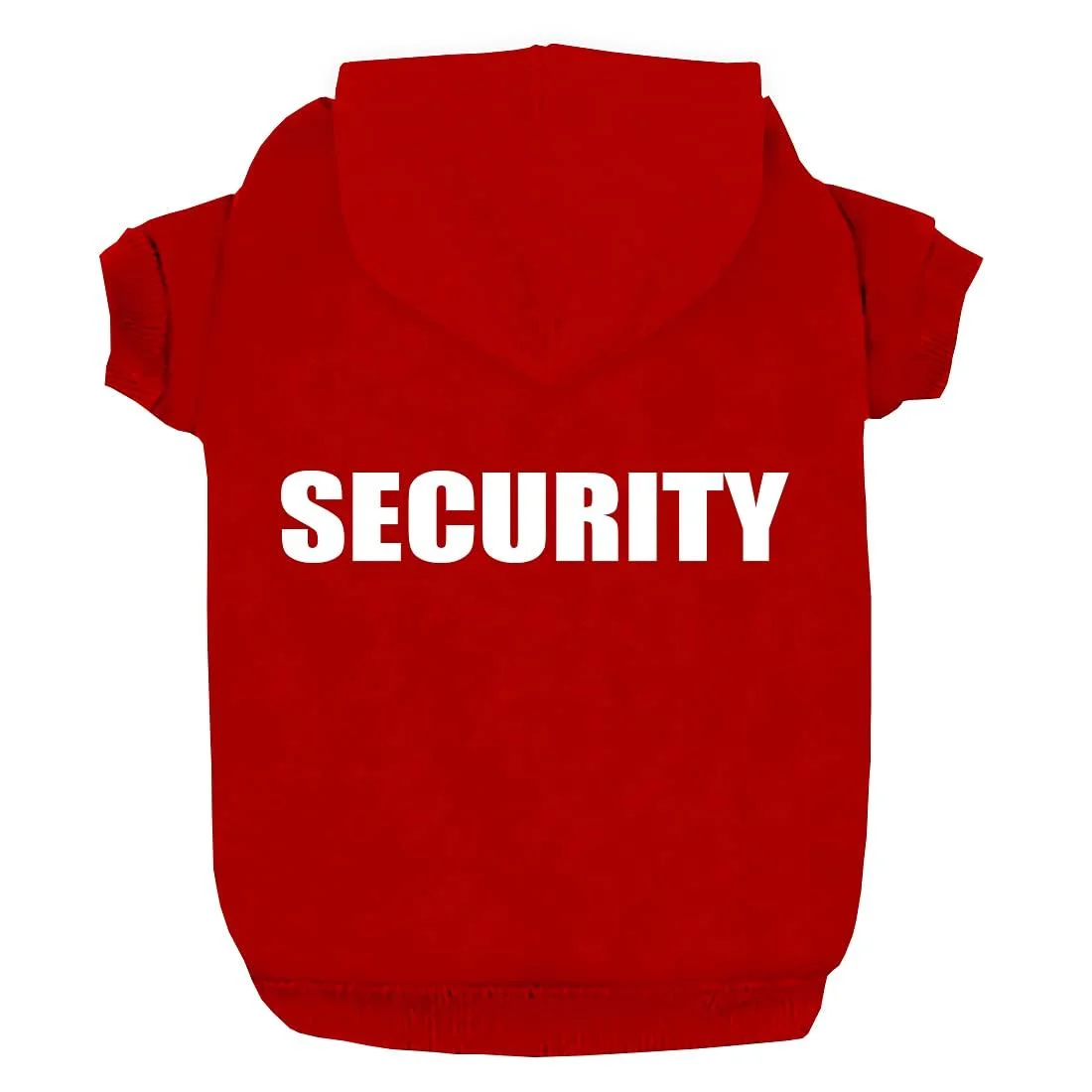Izefia dog hooded sweater security rdc pet clothing dog shirt warmer sweater cotton cotton jacket coat small dog medium dog (red l) l red red
