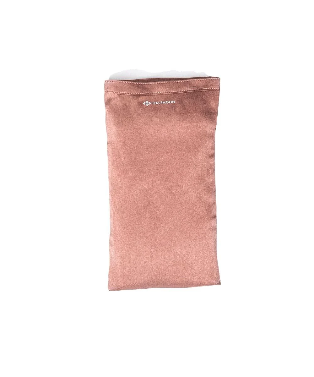 Halfmoon Silk Eye Pillow Lavender Rose Clay