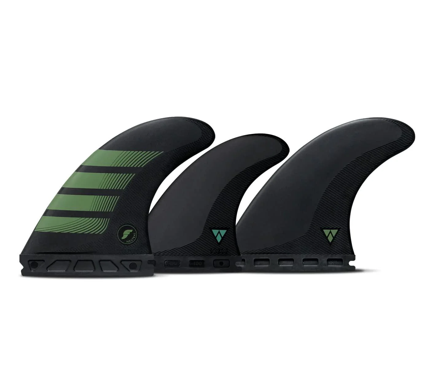Futures Fins F8 Alpha 5-Fin Set Carbon-Olive L