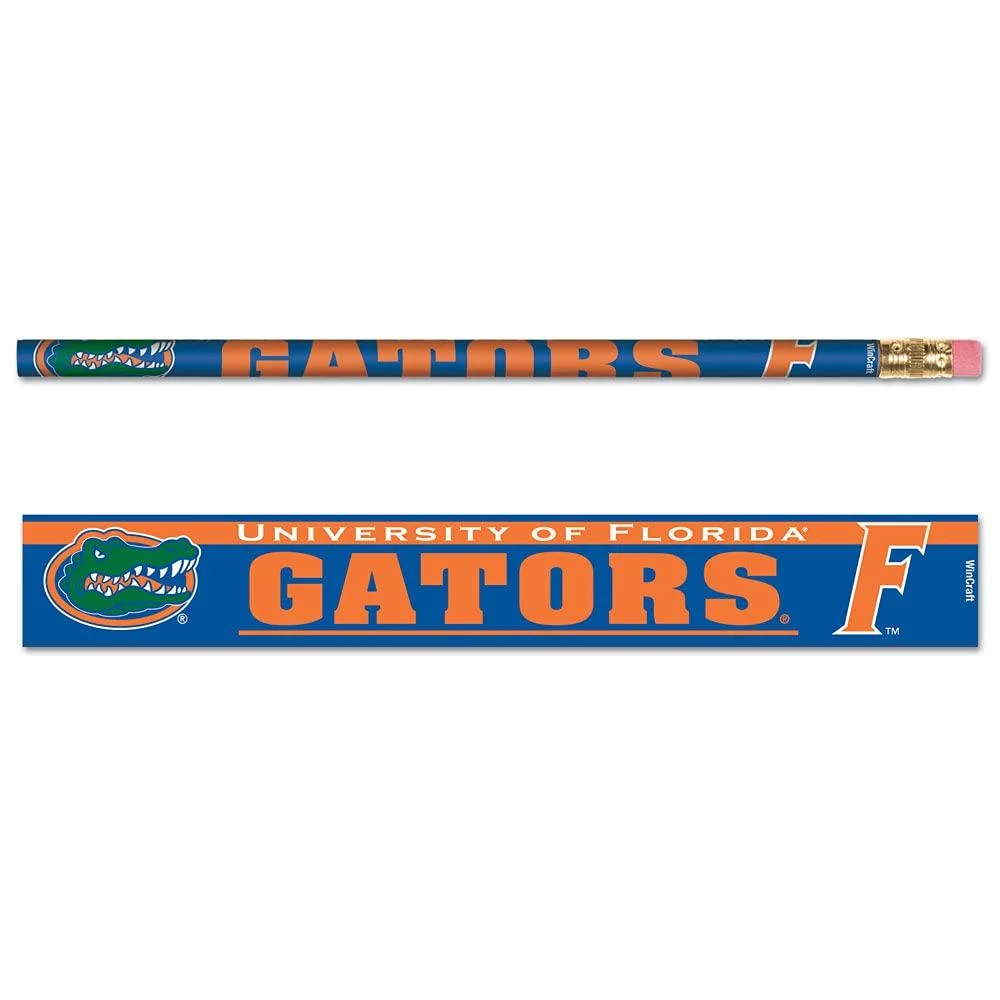 WinCraft NCAA University of Florida Pencil (6 Pack), Black