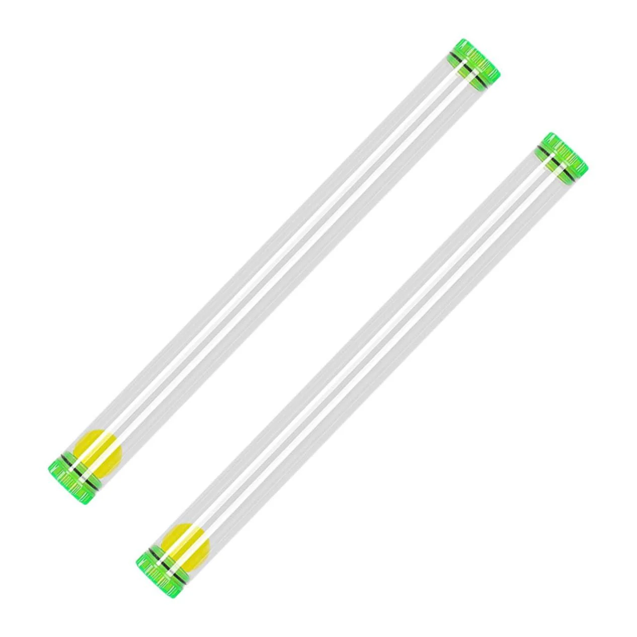 Gogogmy 2 pieces of fish swimmer tube fishing tubes for fishing swimmers Fishing pipes Fishing pipes Storage tube Fishing swimmer Fishing swimmer clear bucket - Gogogmee