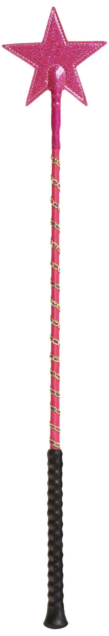 Tough 1 Star Shaped Sparkle Crop 24-Inch Pink
