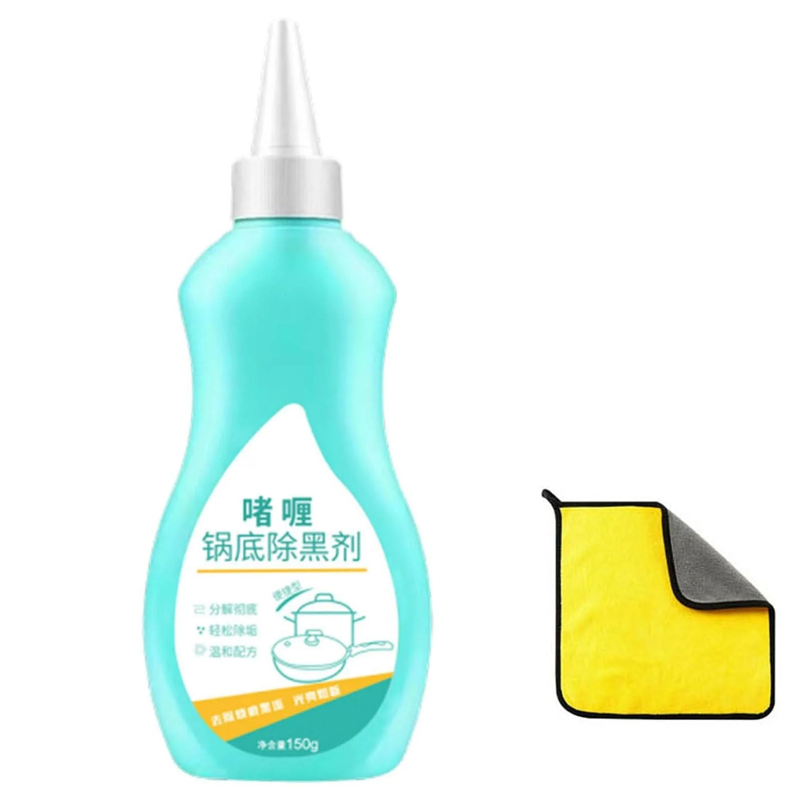 Magic Gel Cleaner for Pots and Pans Black Pot Bottom Cleaning Gel Gel Cleaner For Cookware Bottom (1pc) - Palashop