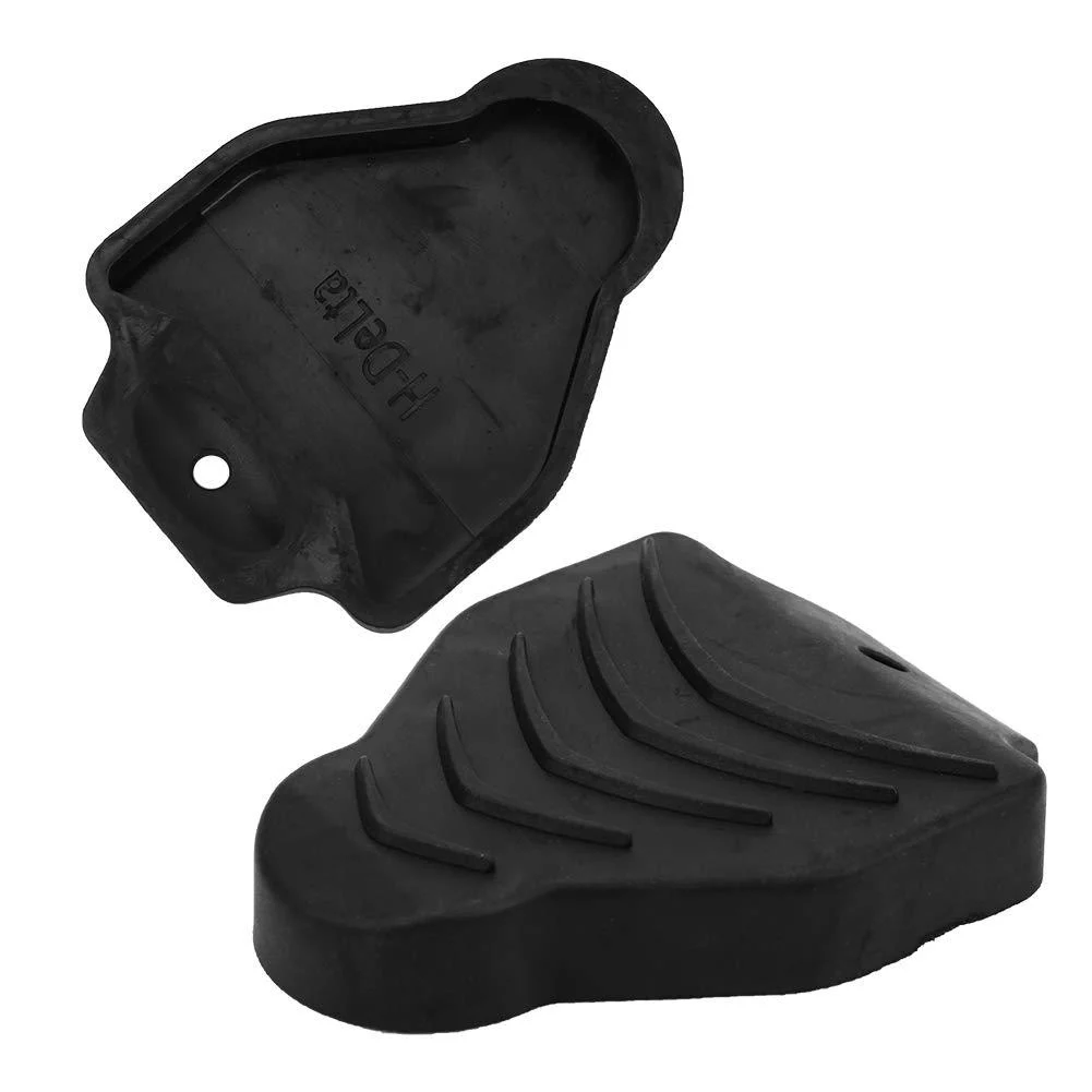 Bicycle Pedal Cleats, for Look Delta Cleats, Black Bicycle Pedals Cleats Protector Protective Cover Compatible for Look Delta, 1 Pair - Drfeify