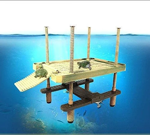PETSOOO NFF-09 Large Reptile Turtle PlayTerrace Large Basking Floating Platform